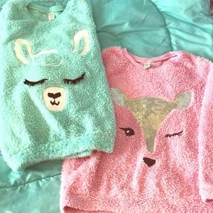 Fuzzy fleecy sweatshirt bundle - Girls Plus
